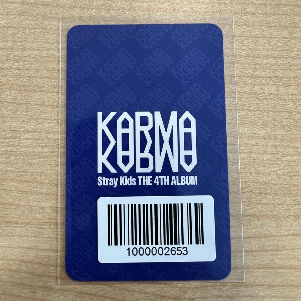 [USED] Stray Kids KARMA Resurrection Purchase Bonus FANS Changbin