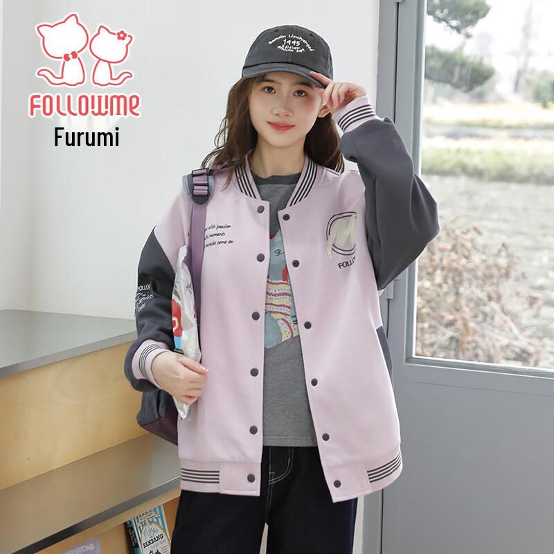 Girl s Fashion Baseball Jacket 170