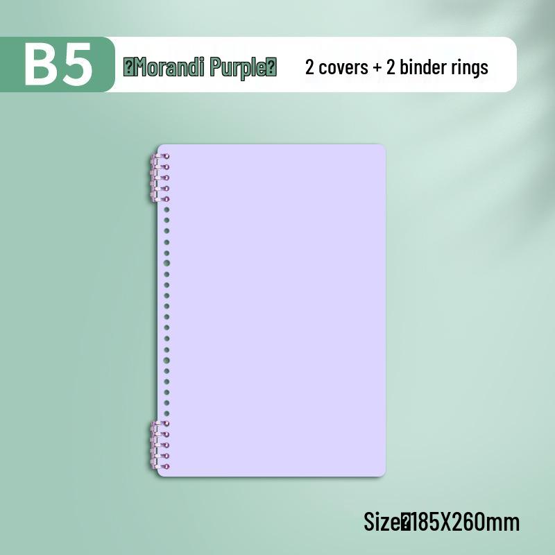 B5 Loose-Leaf Durable Notebook: Thick, Comfortable, Perfect for Students