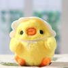 Christmas Gifts Stuffed Animal Girl Decoration Keyring Chicken  Little Yellow Chicken Pendant  Keychain