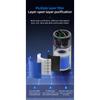 Portable Car Air Purifier Negative Ion & HEPA Filter Low Noise DeodorizerDust Smoke Removal Compact Design for Car Home Use