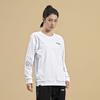 Li Ning Badminton Series Casual Comfortable Letter Logo Printed Round Neck Pullover Sweatshirt Unisex Sweatshirt White AWDUB81-2