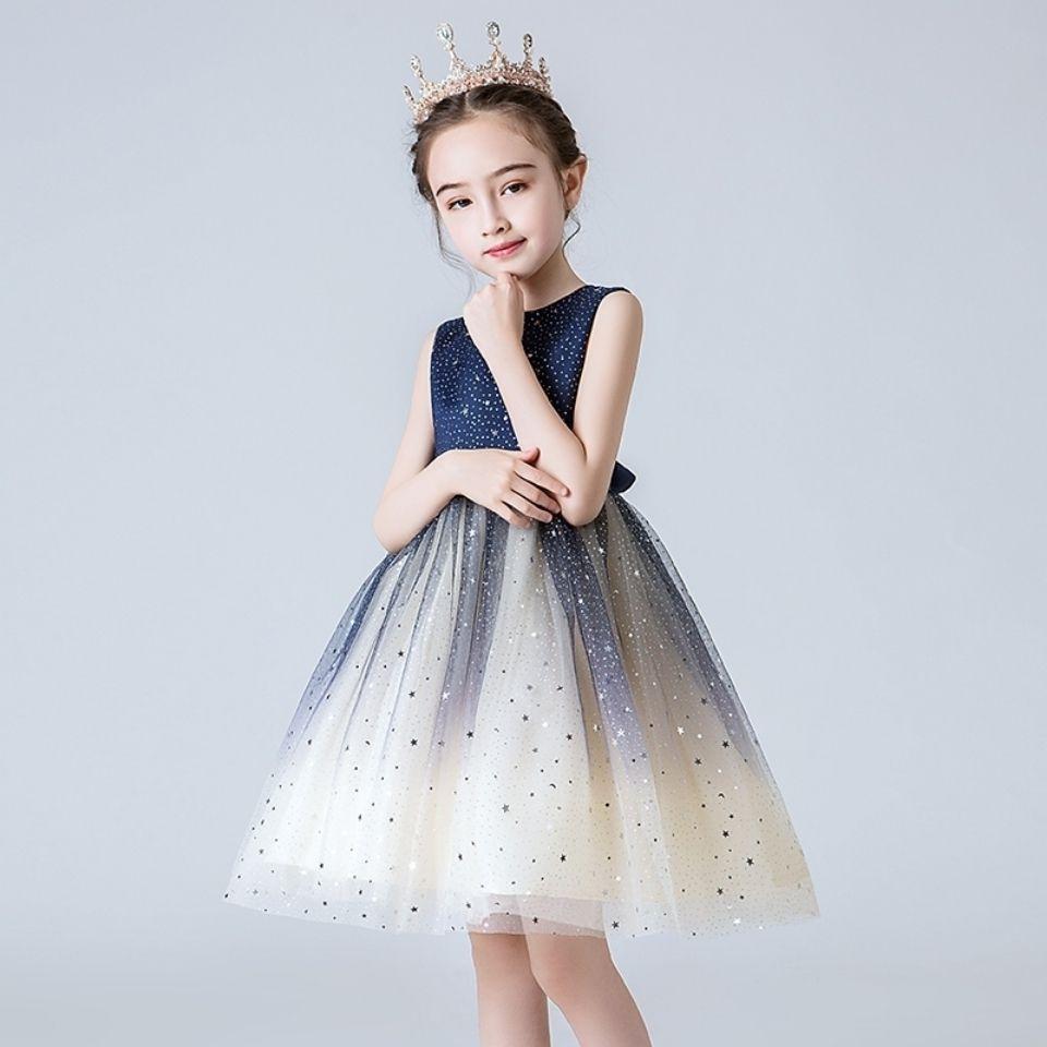 

Платья для девочек Весенние и летние платья Пышные платья Сетчатые платья принцесс для девочек Детские платья Костюмы для выступлений 170 бежевый