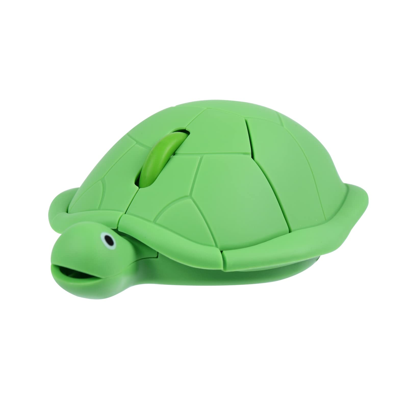 

ELRCDNOX Wireless Animal Turtle Cute Turtle Medium Wireless USB Funny Compatible with Mouse, 2.4Ghz, Shape, Design, Size, Quiet, Mouse, зелений