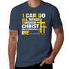 Christian Design  I Can Do All Things Through Christ Who Strengthens Me Artwork For Christ Believers Tshirt