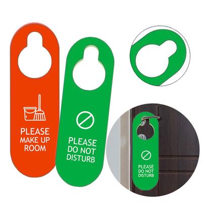 Up Room Tips Tag Door Hanger Tags Door Knobs Hanger Pendant Cleaning Label Do Not Disturb Signs