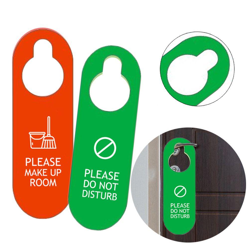 Hotel Bulletin Board Do Not Disturb Signs Door Knobs Hanger Pendant Door Hanger Tags Cleaning Label