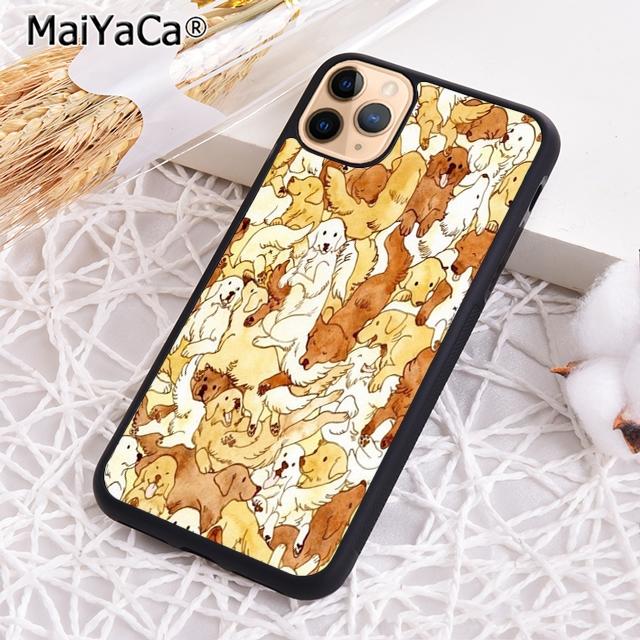 MaiYaCa Labrador collage Cute Puppy Print Phone Case For iPhone 17 Air 16 pro max 15 14 plus 12 13 Cover coque