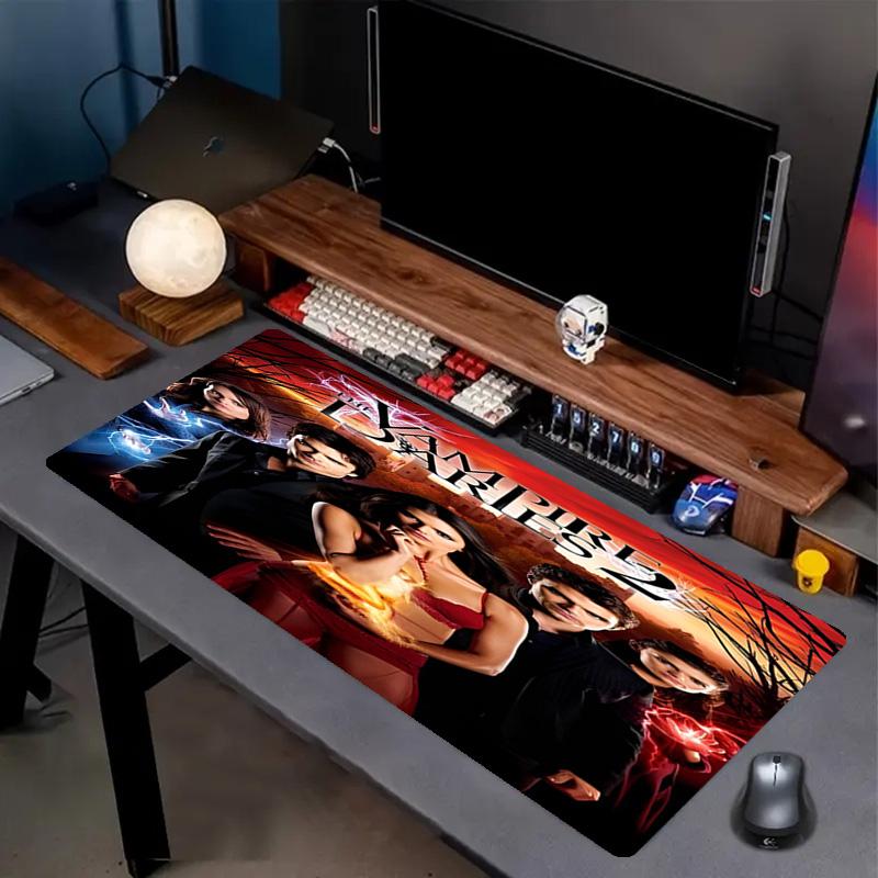 The Vampire Diaries Print Mouse Pad, Anti‑Slip Desktop keyboard Mat, for PC Laptop Gaming Working Daily Use, Cool Festival Surprise Gift