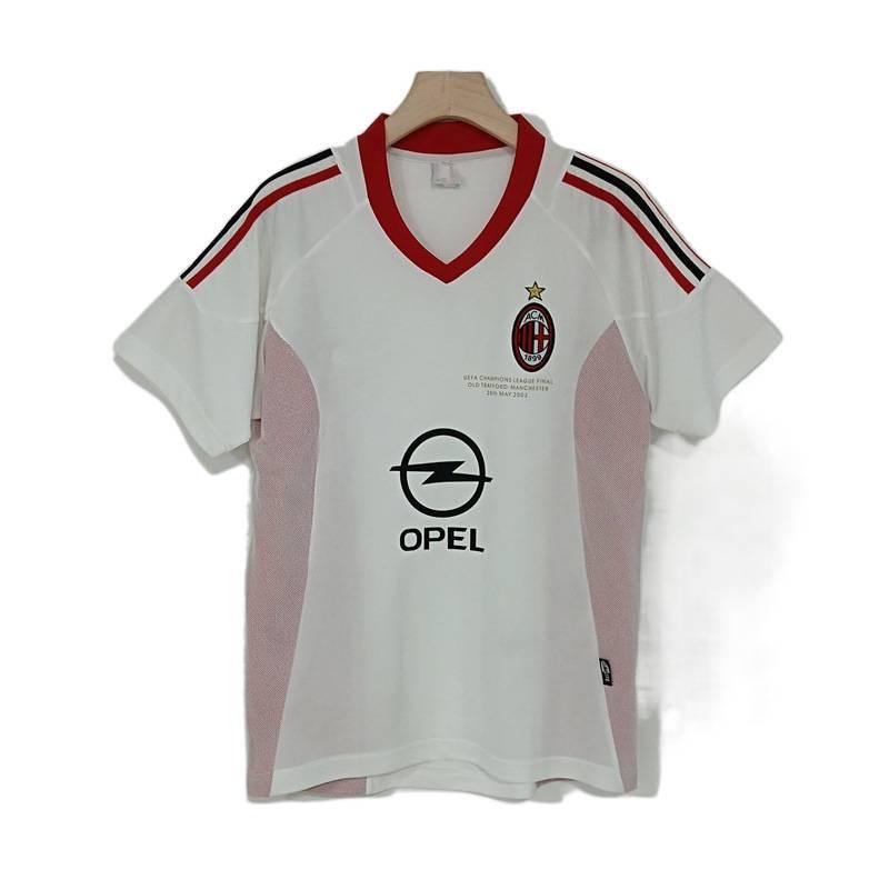 AC retro tricou clasic nostalgic replică tricou de fotbal Kaka Maldini cu mânecă scurtă top uniformă de antrenament