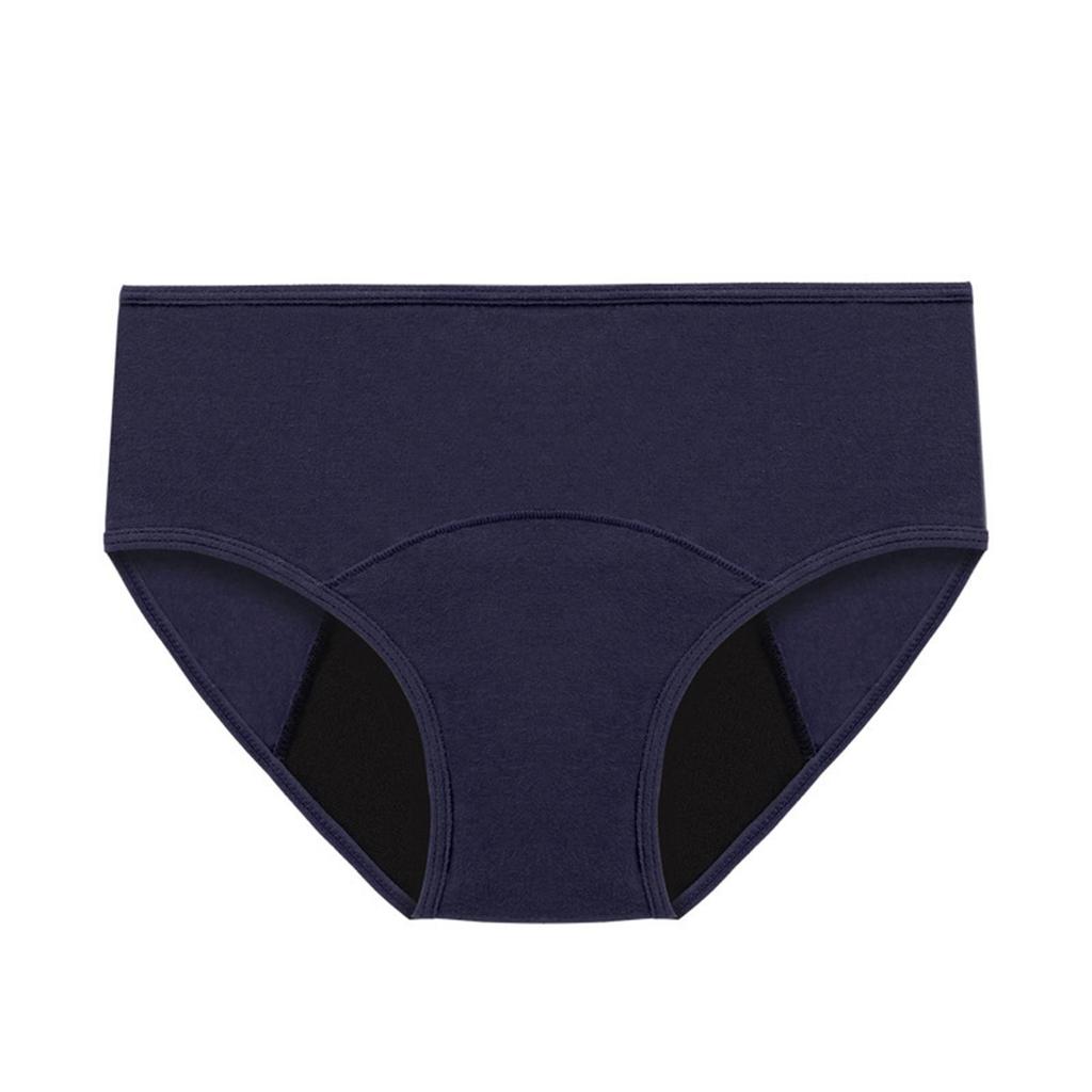 Women'S Menstrual  Panties Mid-Waist Cotton Postpartum Women'S Panties Fully Covered Panties