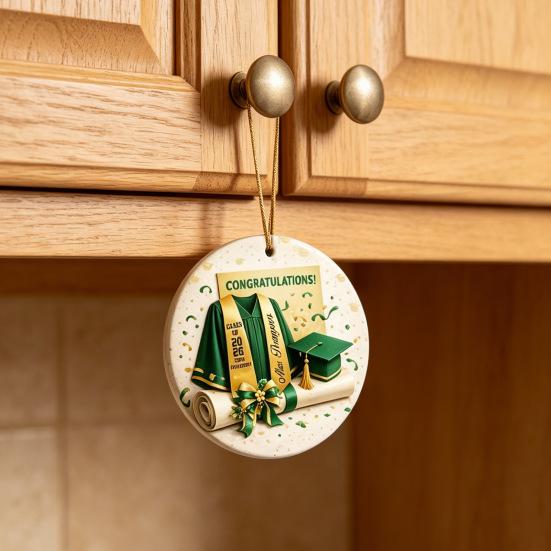 Graduation Acrylic Charm 2D Flat Pendant for Car Rearview Mirror Keychain Bag Cute 2026 Class of Keepsake Unique Gift for Grads