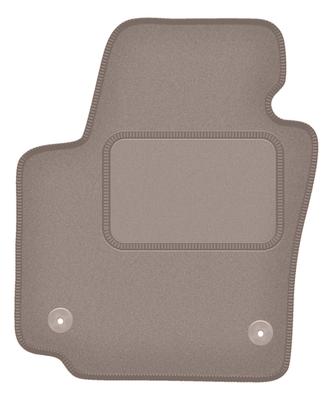 Beige Driver's Mat For: Seat Altea Minivan (08.2008-2015)