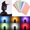 2set PVC Material Light Gel Filters 12 Colors Color Filter Sheets  Photography Lighting