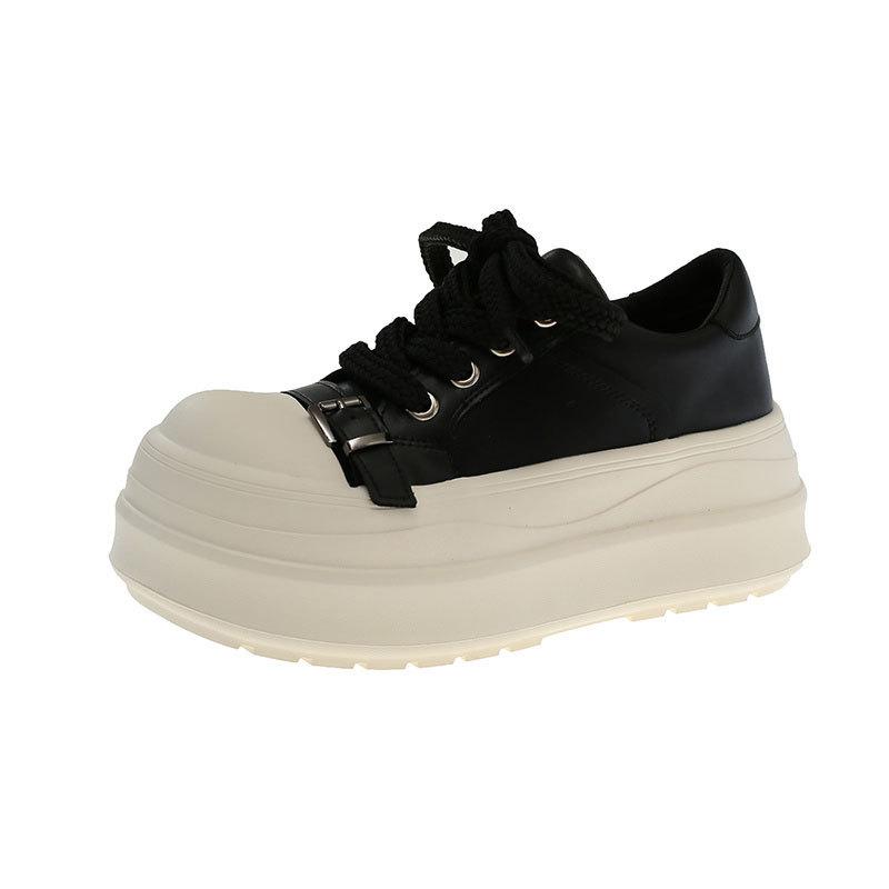 Small Platform Shoes, Korean Version of Casual Shoes, New Height-increasing Versatile and Ugly Sports Shoes In Autumn 2025