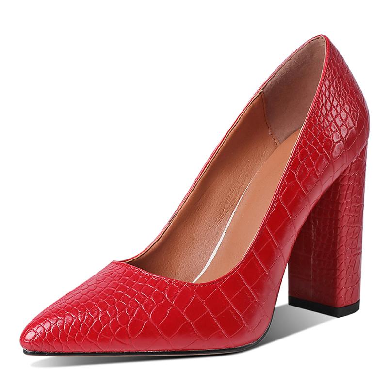 Fashion High Heels Shoes Woman Pointed Blue Black Red Heeled Pumps Party Wedding Shoes Office Dress Pumps Female 2025 Point Toe