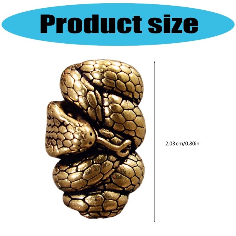 Unique Snake Serpents Metal Beads Pendant for Paracord and DIY Enthusiasts Jewelry Making Paracord Bead