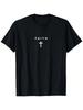 Christian Minimalist Religious Christ Faith And Cross T-Shirt
