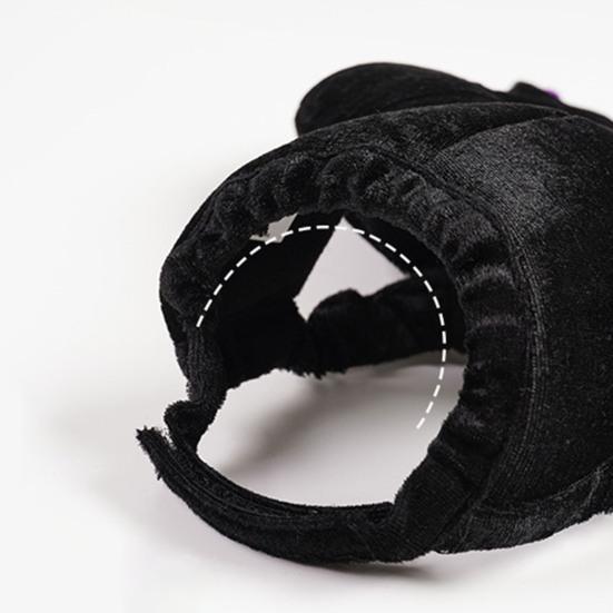 Pet Halloween Witch Costume Dog Wizard Cape Devil Horns Hat Set Pet Witch Cosplay Outfit for Cats Puppies