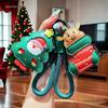 Porta-Chaves de Atividade de Natal 2025 para Meninas e Meninos - Presente Criativo de Ornamento de Papai Noel