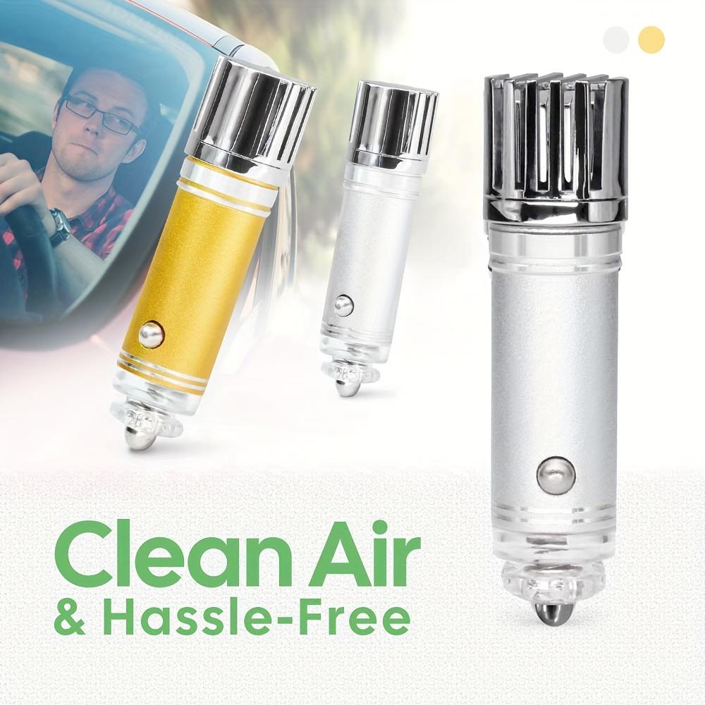 Mini 12V Auto Luchtionisator Luchtreiniger Plug-In Verfrisser, Verwijdert Rook, PM2.5, Pollen, Geuren, Stille Automatische Luchtreiniger voor Reizen