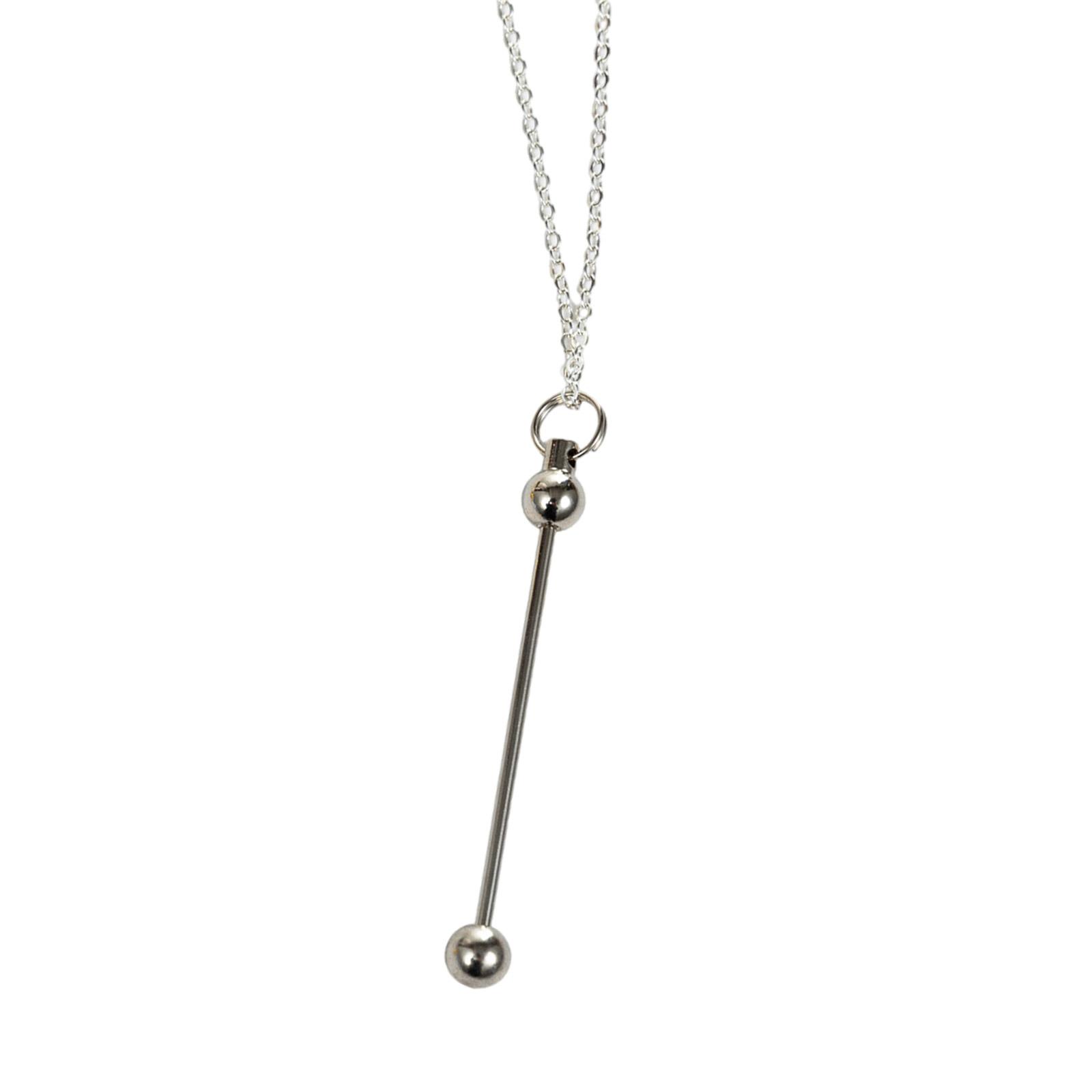 

Настраиваемое Прочное Ожерелье из Бусин Ювелирное Украшение Аксессуар для Повседневной Носки Вечеринки Принадлежности и Праздничные Подарки серебряный