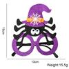 Spider Halloween Eyeglasses Web Zombie Head Ghost Cartoon Style Props Christmas