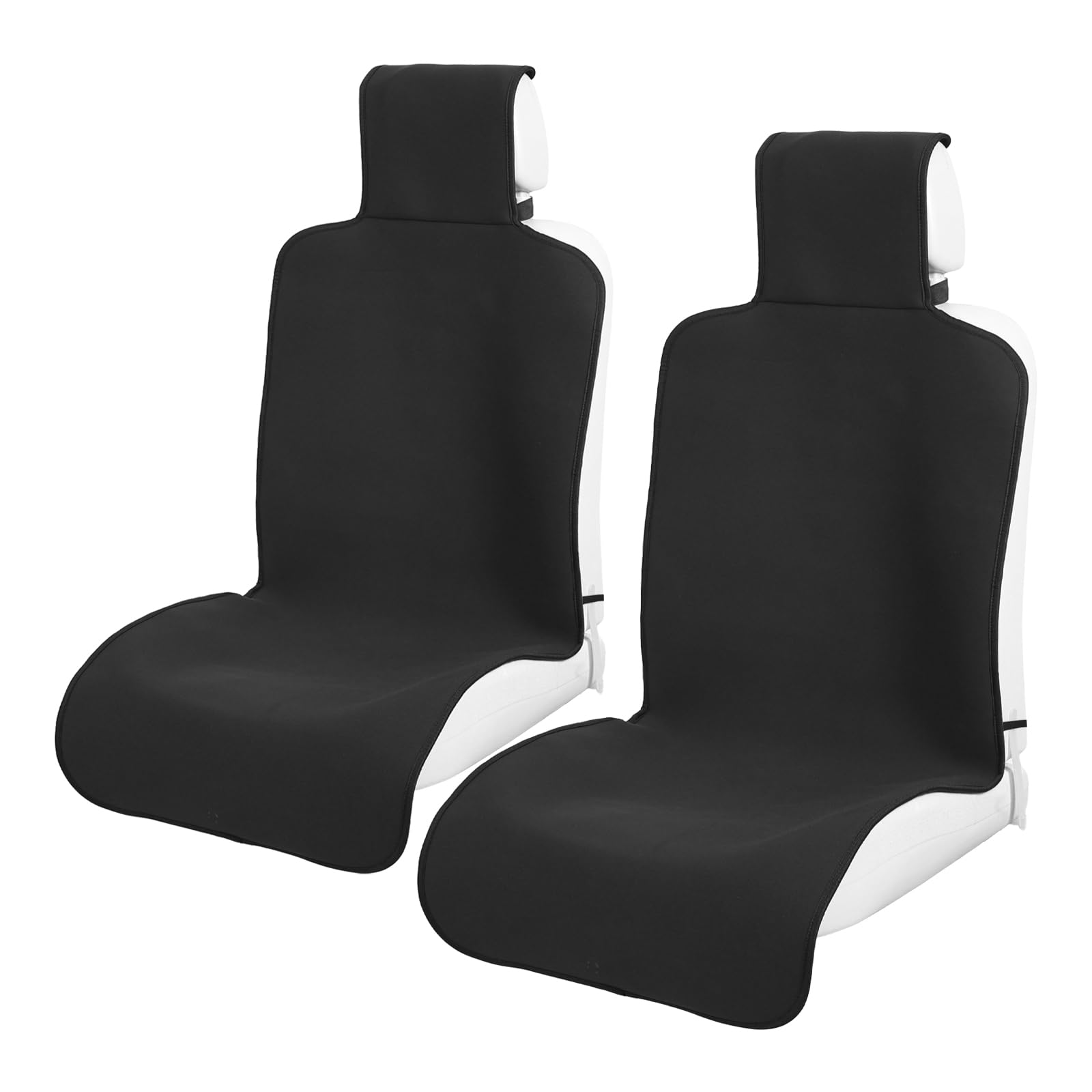 

Водонепроницаемые чехлы на сиденья автомобиля TanYoo Seat для передних сидений, подходят не для подголовников, а для сидений SBR, универсальные интегрированные чехлы, чехлы, сиденья, чёрный