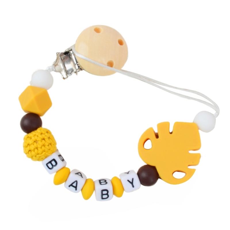 Baby Soother Chain Pacifier Holder Baby Toddlers Anti-drop Pacifier Strap Teether Toy Pacifier Dummy Chain Baby Supplies