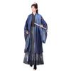 Hanfu-Paaranzug im Stil der chinesischen Wei- und Jin-Dynastie mit Kreuzkragen