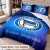 hertha bsc Printed Bedding Set Custom Name Text 1 Duvet Cover 2 Pillowcases For Bedroom