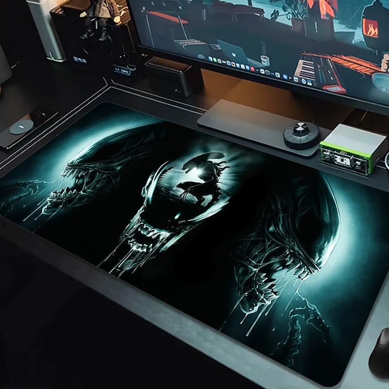 Alien Hunter Lace Solid Color Mouse Pad Large Gaming Table Cushion Non-slip Laptop Tablet Big Mousepad XXL Mat Mini PC Playmat With Lock edge