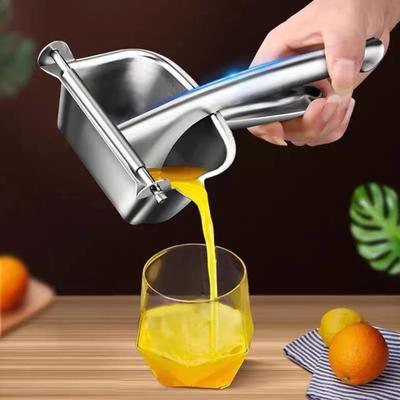 Manual Juicer Stainless Steel Citrus Juicer Heavy Duty Durable Handheld Lemon Squeezer for Home Kitchen
