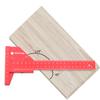 Woodworking Sliding Gauge Aluminum Alloy T Ruler Scribing Marking Gauge Measuring Tools Removable Limit Gauge DIY Carpentry Tool