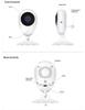 2.4-Inch Wireless Digital Baby Monitor with Temperature, Music, and Voice Control