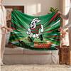 Coperta di Flanella South Sydney Rabbitohs, Testo Nome Personalizzato Morbida Coperta da Divano Decorazione per la Casa Regalo