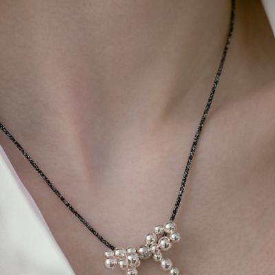 Ball Ribbon String Necklace NZ2092
