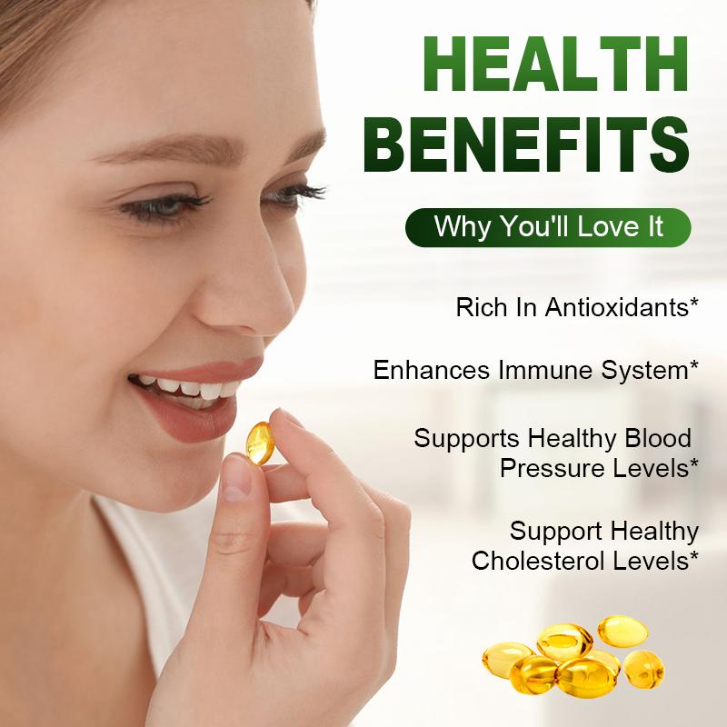 XEMENRY High-Absorption Garlic Capsules, Antioxidant, Immune System Boosting, Suitable for Adults