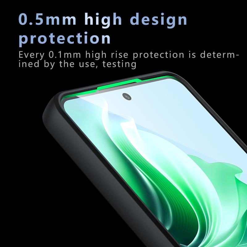 For Oppo Reno11 F 5G Case Compatible with MagSafe TPU+PC Matte Skin Touch Phone Cover