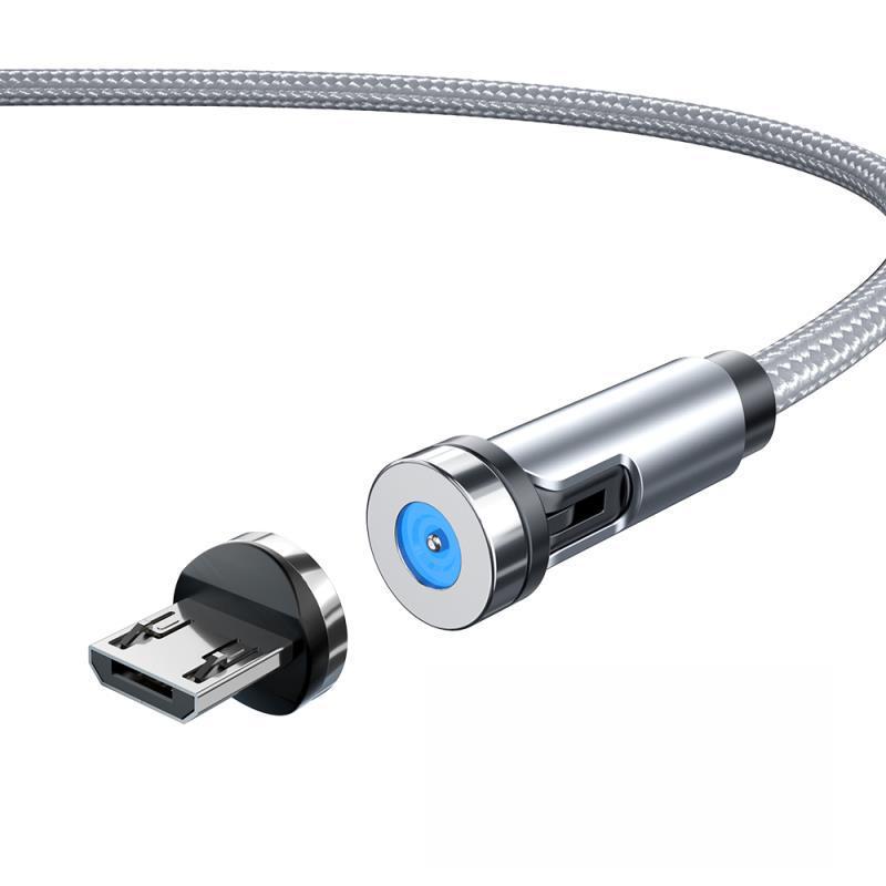 540° Rotating Magnetic Fast Charging Cable for Apple and Type-C Devices