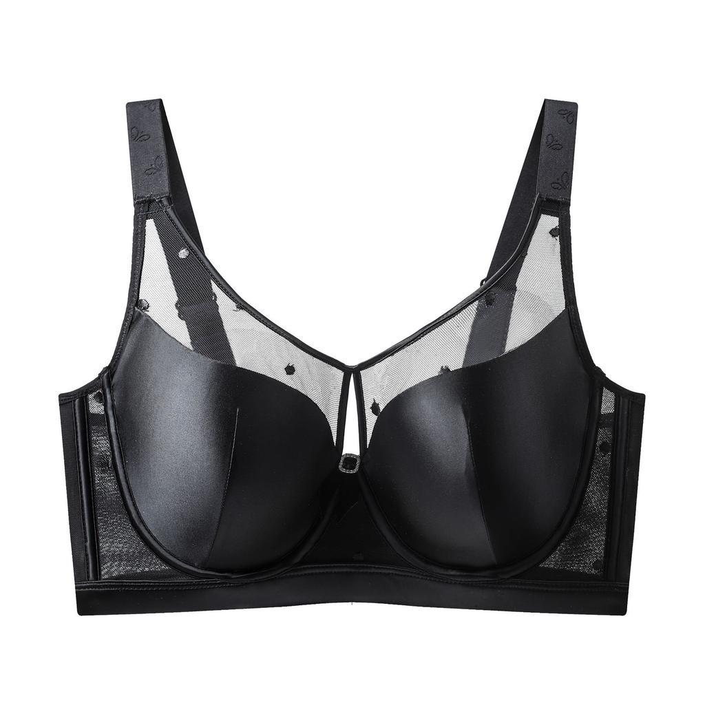 Thin Plus Size Bra for Women Without Steel Rims Sexy Seamless Bra with Seamless Stitching Breathable Plus Size Bra