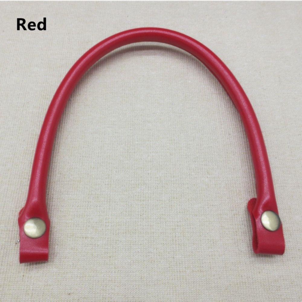Solid Color Bag Handles PU Leather Tote Bag Straps Bag Accessories Bag Straps for Handbags Women