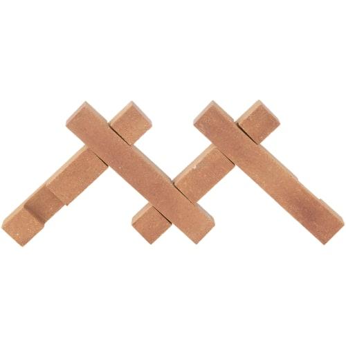 KUMINO BRICK Red Brick AR-01 Set of 4