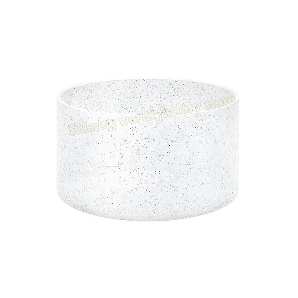 SW 7.5CM Glitter Silicone Cup Bottom Cover For Stanley 40oz/30oz Tumbler Anti-Slip Silicone Boot Sleeve 75MM Water Bottle Covers