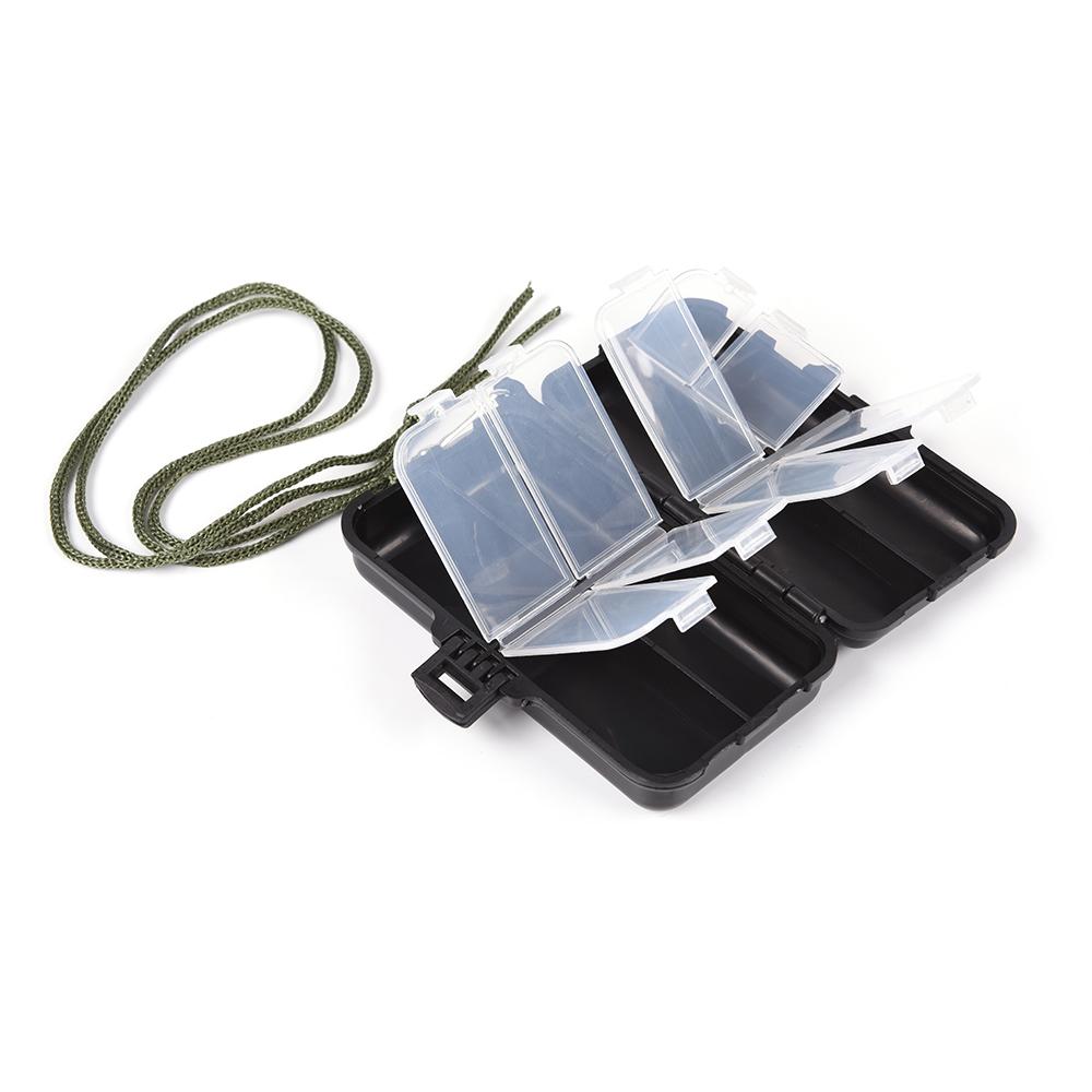 Boîte de Pêche Boîte de Pêche à la Mouche Boîte pour Spinner Baits Minnows Poppers 9 Compartiments
