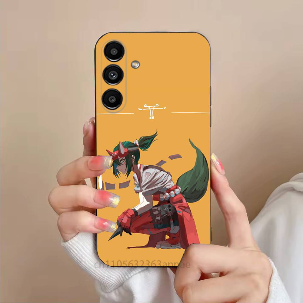 Kiriko O-OverwatchES Phone Case For Samsung S25,24,23,22,21,S20,Ultra,Plus,FE Black Soft Cover