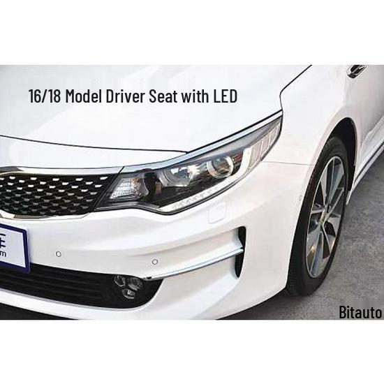 Compatible with Kia K5 (2010-2016): Headlights, High/Low Beams, Fog Lamps, Taillights, Grille Assembly.