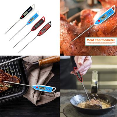 Deep Fry BBQ Grill Thermometer Digital Meat Thermometer Grill Temperature Gauge Food Thermometer Instant Read Meat Thermometer