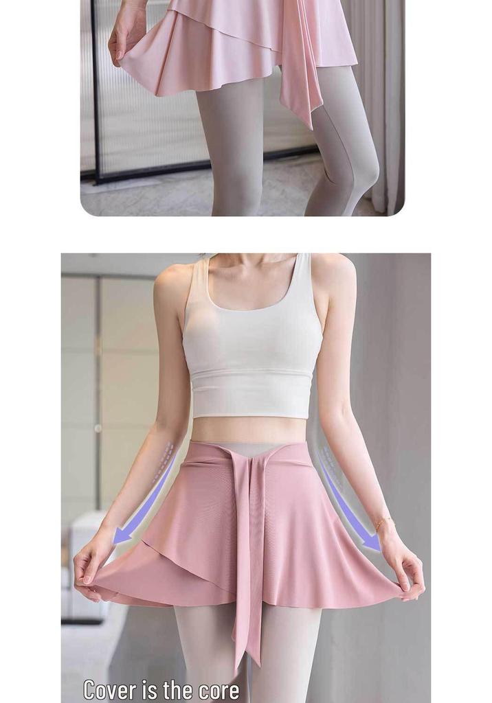 Yoga Skirt: One-Piece Sports Cover for Running and Fitness