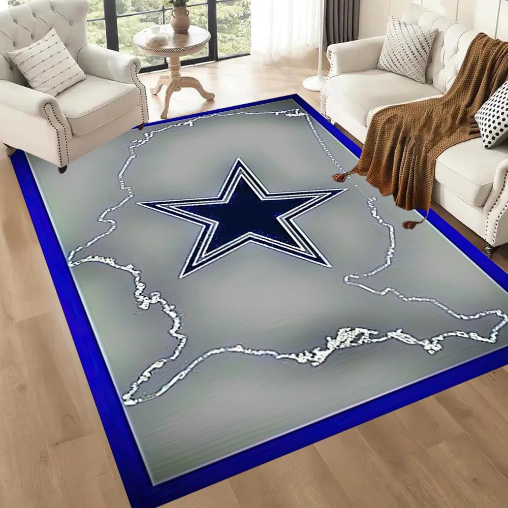 Dallas Area Rug Design for Playrooms Kitchen Hallway Decorate Room Anti-slip Rug Decorate Offices Gift for Festivals